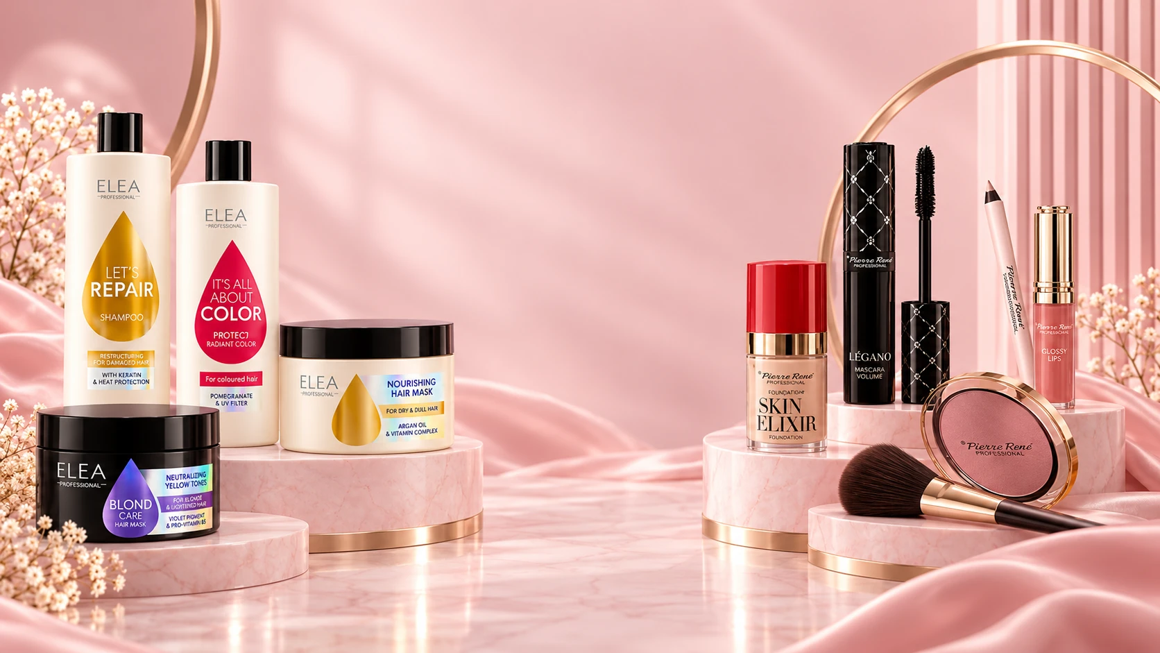 Top Beauty Soul — منتجات ELEA للعناية بالشعر ومكياج Pierre René